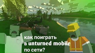 как поиграть по сети в unturned mobile