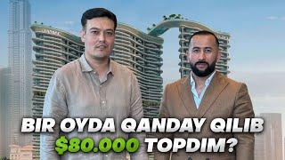 Bir oyda qanday  $80 000 topdim