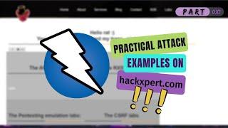 OWASP ZAP - Practical Attack Examples on Hackxpert part 1