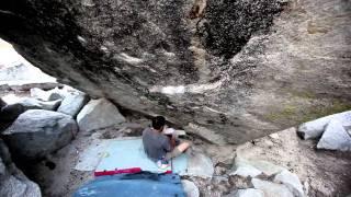 Charlie Barrett, Thunderbird, V11, Tuolumne Meadow's, Yosemite