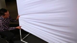 CNET How To - Make a giant projection screen