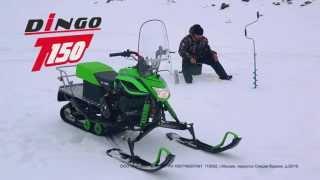 Разборный снегоход Динго Т150 – надежный помощник рыбака!