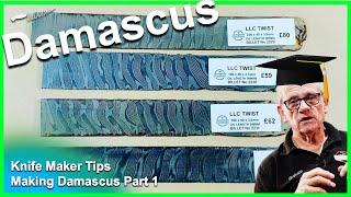 3 EASY things for a perfect Damascus Billet with Graham Clarke Part 1