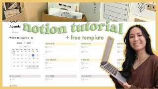 how to use notion  notion setup tutorial + free template!