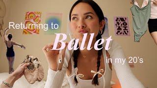 Returning to Ballet in my 20's  try-on haul & story time