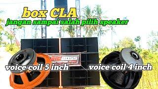 PENTING..‼️ SPEAKER PALING RECOMMENDED UNTUK BOX CLA