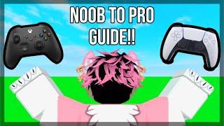 NOOB TO PRO GUIDE FOR CONTROLLER! (Playstation and Xbox) | ROBLOX ARSENAL