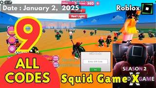 *ALL Codes Work* Squid Game X Roblox January 2, 2024