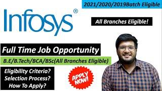 Infosys Off Campus Recruitment 2021/2020/2019 | Jobs For Freshers 