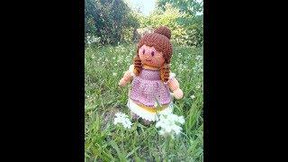 МК куколка Анабель спицами (часть І)