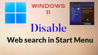 How to Disable Web Search in the Start Menu on Windows 11