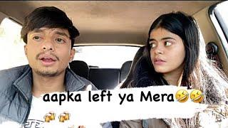 DARU PRANK AAPKA LEFT YA MERA||@carfooling||@ritikvines-b1x