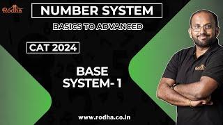 CAT EXAM SYLLABUS 2024 | Numbers | Base Systems 1