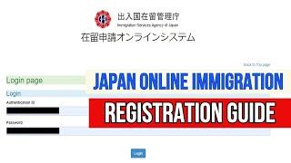 HOW TO REGISTER AN ACCOUNT FOR JAPAN VISA ONLINE IMMIGRATION