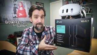 Unboxing the TP-Link WiFi 7 Tri-Band Router and testing it with the Quest 3!