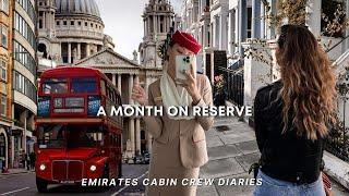 Emirates Cabin Crew Vlog | A Month On Reserve | 3am Standby | GRWM