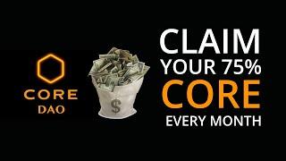 How to Claim Your 75% #core Every Month