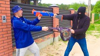 СТАРЫЙ ПОДСТРОИЛ ОГРАБЛЕНИЕ ЛЫСОЙ БОРОДЫ. NERF BROTHERS