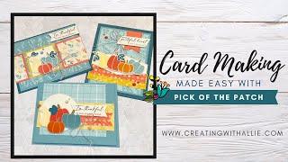 New Fall Card Class featuring the Pick of the Patch Bundle from Stampin' Up!