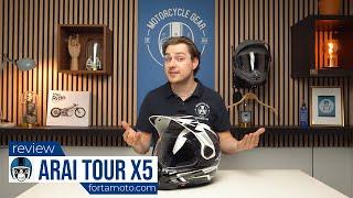 Arai Tour X5 Adventure Motorcycle Helmet Review | FortaMoto.com