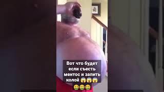 ЧТО БУДЕТ ЕСЛИ ЗАПИТЬ МЕНТОС КОЛОЙ  #new #new #recommended #recommended #fun #fun #today #top