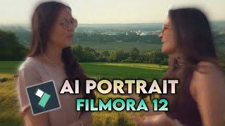 AI PORTRAIT | HOW TO APPLY AI PORTRAIT EFFECT USING FILMORA 12 |