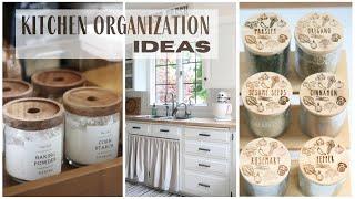 Kitchen Organization ~ Cabinet Organizing ~Kitchen Cupboard Organization~Organization in the Kitchen