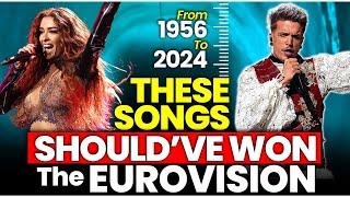 These Songs Should Have Won The Eurovision - Our Winners from 1956 to 2024