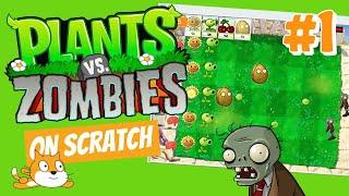 How to make a game Plants vs Zombies in Scratch 3.0 Part 1