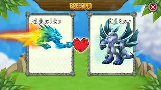 BREED ICE BULLE AND HIGH SNOW DRAGON #dragoncityVLOG