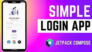 Simple Login Page  | Jetpack Compose  | Android Studio | 2024