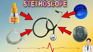 How to make a stethoscope at home || 100% working