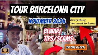 Barcelona ! Tourist guide tips /travel/scams