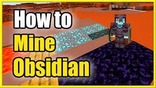How to Mine Obsidian in Minecraft Survival (Best Tutorial)