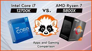 Intel Core i7 12700K vs. AMD Ryzen 7 5800X - Application and Gaming Benchmarks
