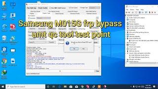 Samsung M015G frp bypass android 11 umt qc tool test point naogaon telcom