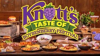 New Boysenberry Festival Foods & Details For Knott's Berry Farm