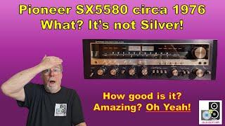 A review of the very rare Pioneer SX-5580 circa 1976. Not sold in the US and it is not Silver!