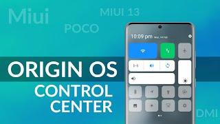 Change Miui 12/Miui 12.5 Control Center To ORIGIN OS Control Center |ORIGIN OS Theme On Miui 12