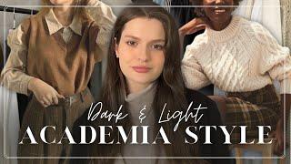 DARK ACADEMIA vs. LIGHT ACADEMIA || Style Guide and How to Get the Look 