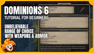 How Weapons, Armour and Magic Items Work! ~ DOMINIONS 6 TUTORIAL for BEGINNERS