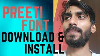 download and install preeti font easily//preeti font