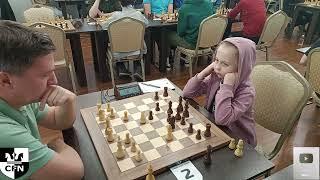 D. Krasov (1002) vs Z. Bulatova (1478). Chess Fight Night. CFN. Rapid