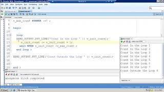 Oracle Database - PLSQL Loops