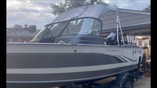 Installing a used Sport Top (Bimini) on a Lund Impact