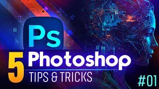 5 Amazing! Photoshop Tips & Tricks Ep-01