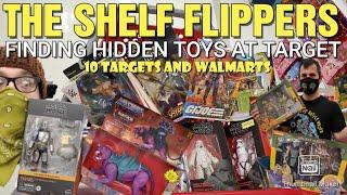 The Shelf Flippers #3  A Dozen Hidden rare toys found at Target & Walmart Under shelves