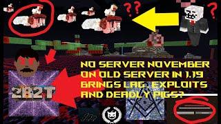 2b2t No Server November Starts EARLY - Exploits, Lag AND Deadly PIGS?