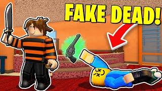 FAKE DEAD BODY Glitch To Troll CAMPERS In Murder Mystery 2! (Roblox)