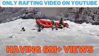 Ladakh River Rafting | Raft flip and Rescue |Salute to Trainer | Zanskar River |Rafting in India 